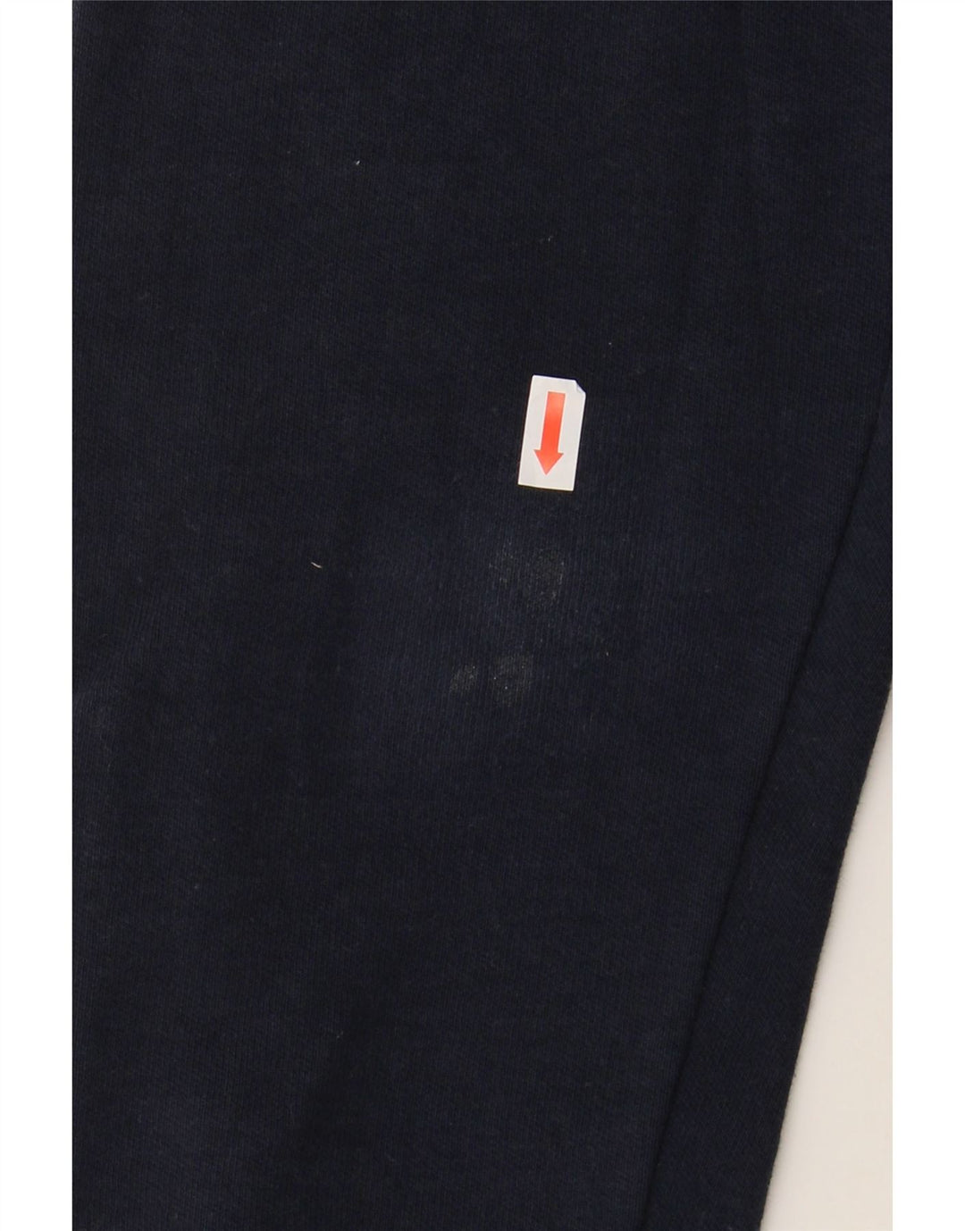 REEBOK Mens Graphic Hoodie Jumper Large Navy Blue Cotton Vintage Reebok and Second-Hand Reebok from Messina Hembry 