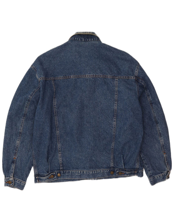 Jaqueta jeans masculina River UK 42 XL azul