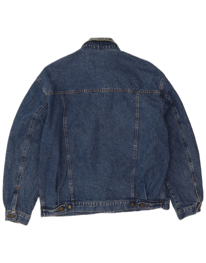 Jaqueta jeans masculina River UK 42 XL azul