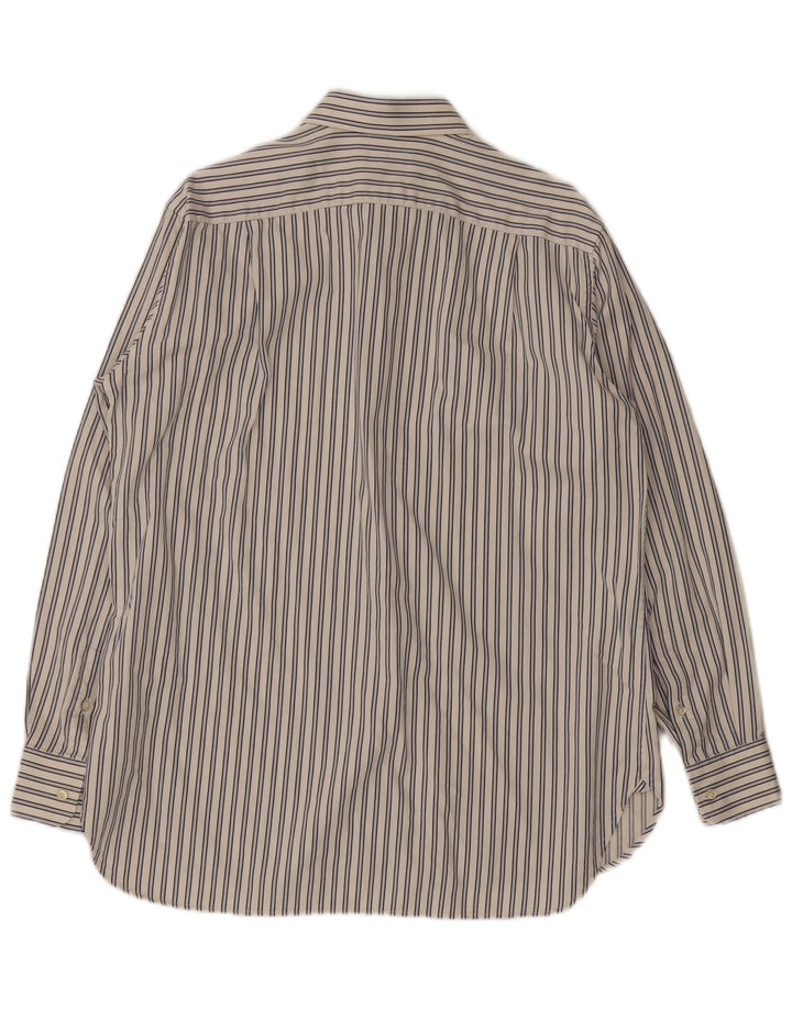 Camisa masculina Murphy & Nye listrada branca média