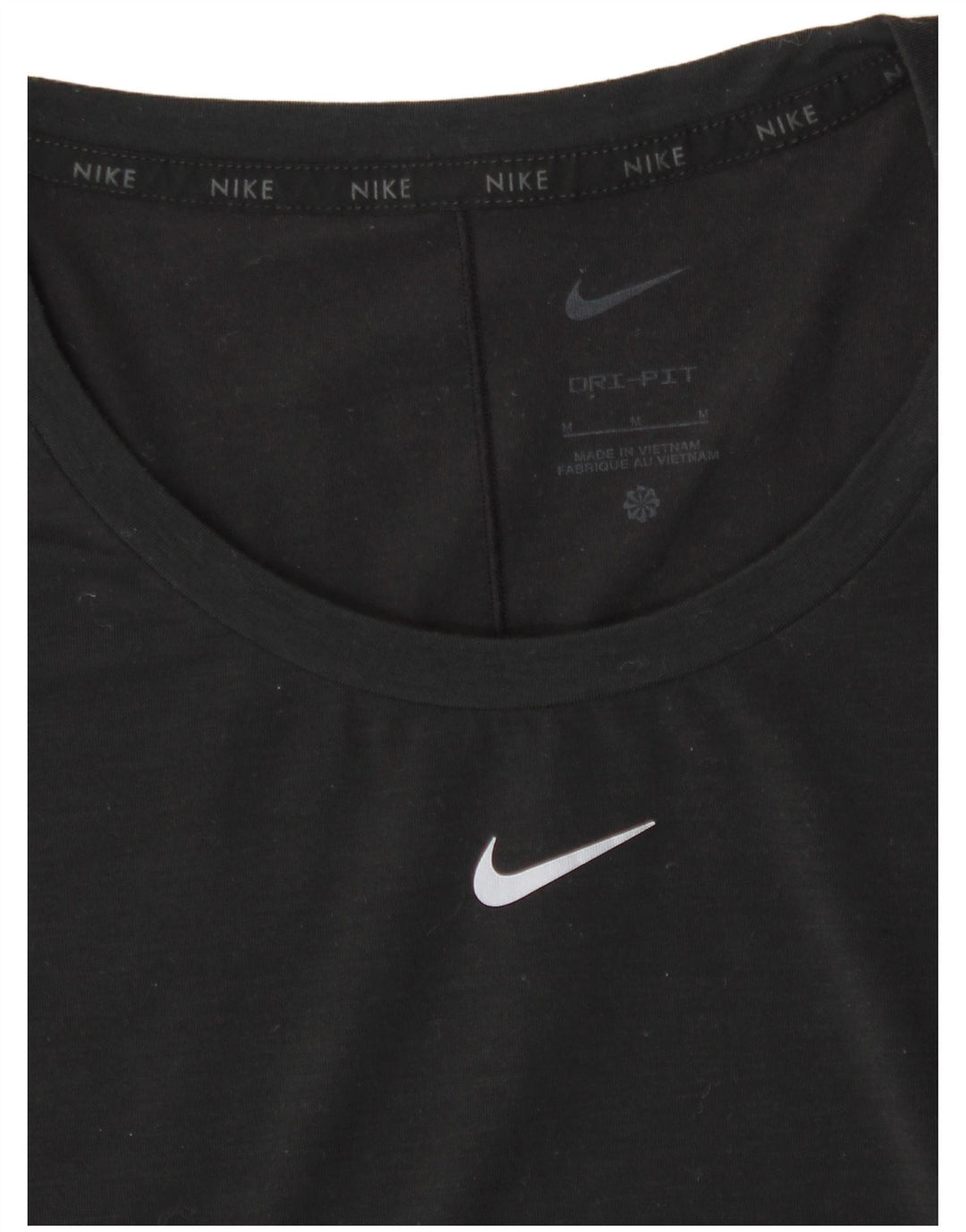 Camiseta Nike Feminina Dri Fit Top UK 14 Médio Preto