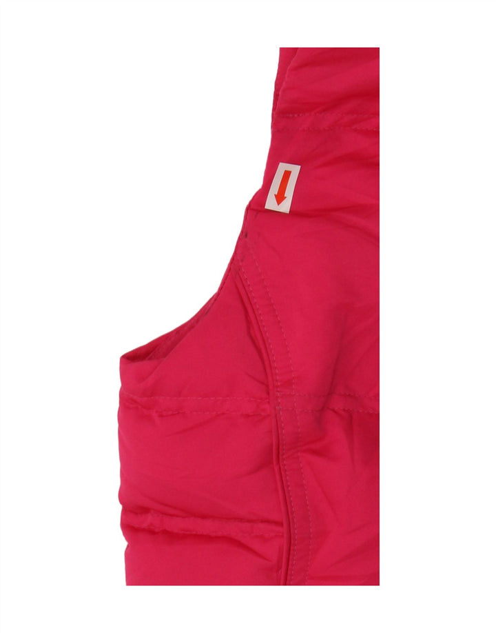 Colete acolchoado feminino Adidas UK 6 XS rosa poliéster