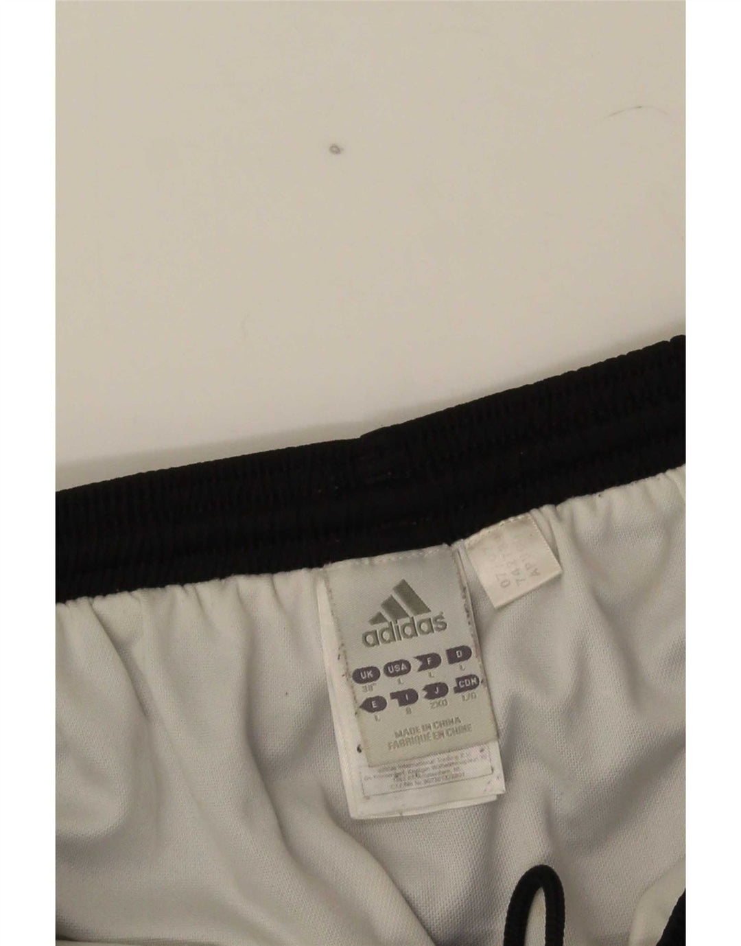 Adidas Masculino Climalite Sport Shorts Grande Poliéster Listrado Preto