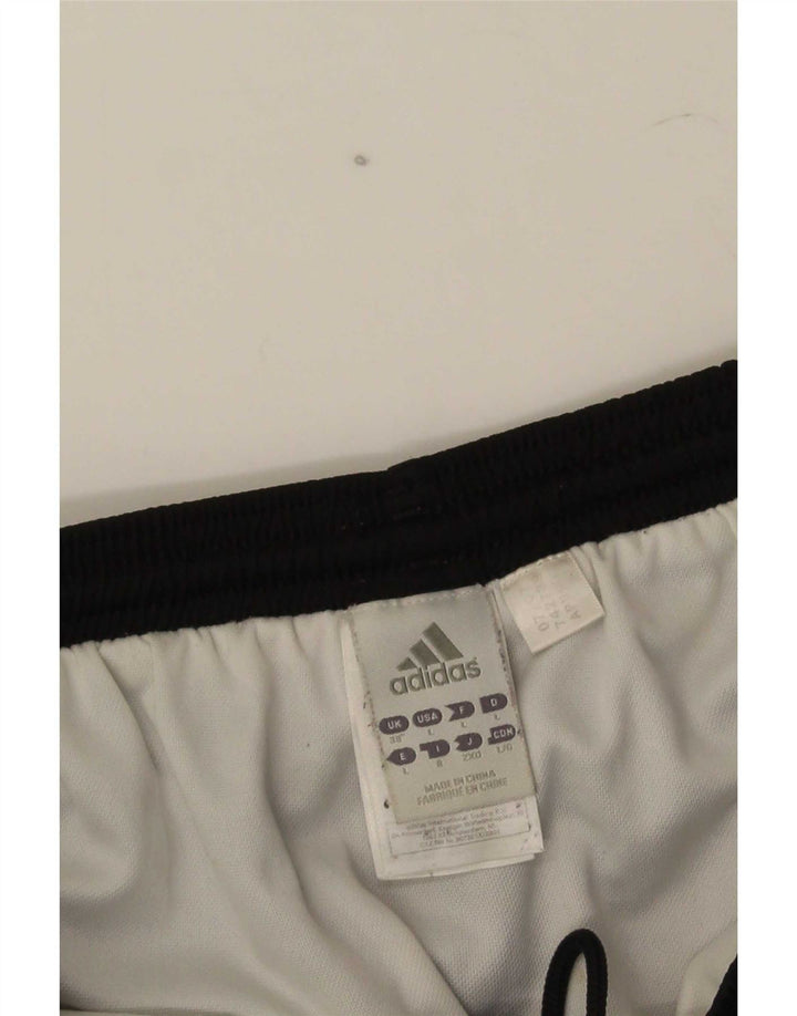 Adidas Masculino Climalite Sport Shorts Grande Poliéster Listrado Preto