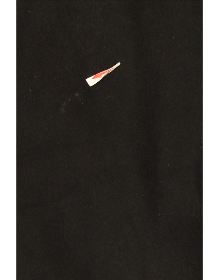 Sobretudo oversized com capuz feminino Zara UK 10 pequeno poliéster preto