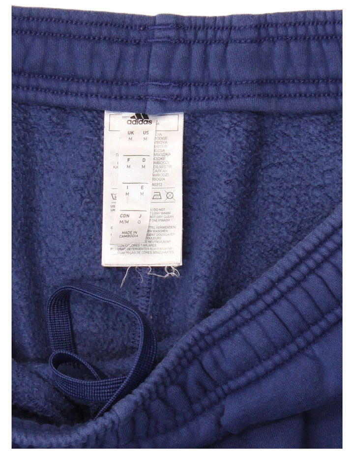 ADIDAS Mens Calças de treino Joggers Médio Azul Marinho Algodão
