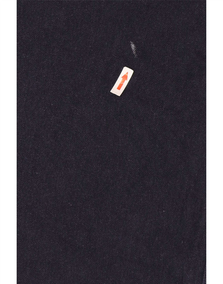 Camisa polo masculina Fat Face médio algodão azul marinho