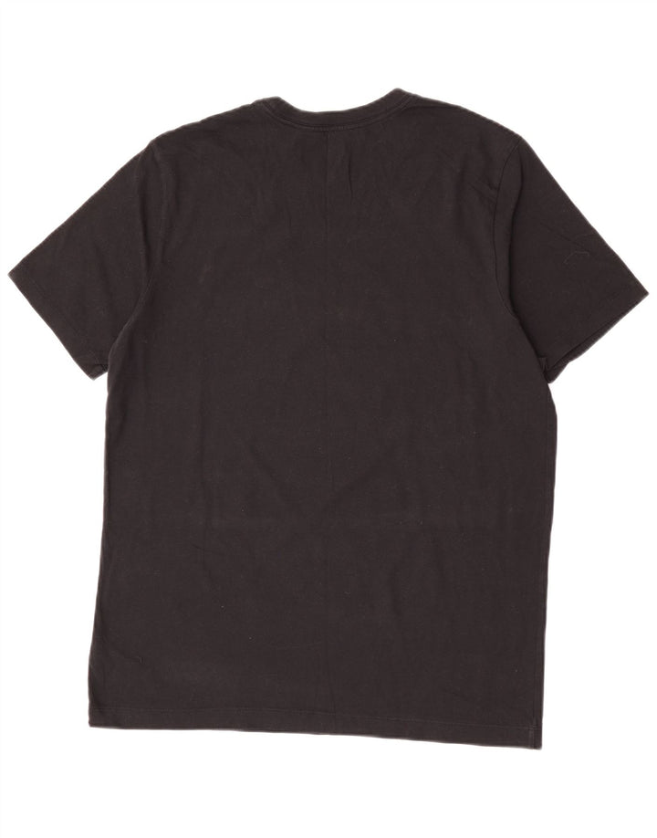 Camiseta gráfica masculina Nike grande algodão preto