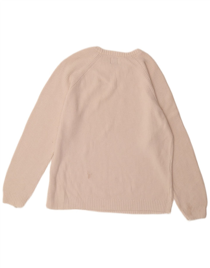 Suéter masculino ZARA com gola canoa XL off white