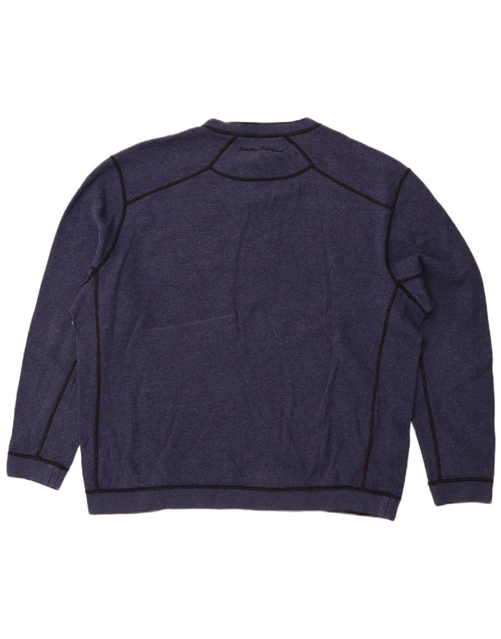 Tommy Bahama moletom masculino 2XL azul marinho