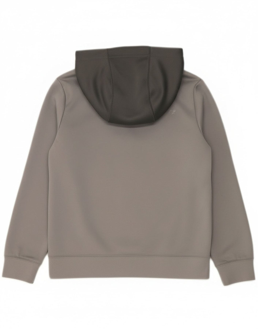 Suéter Nike Boys Zip com capuz 10-11 anos cinza médio colorblock poliéster