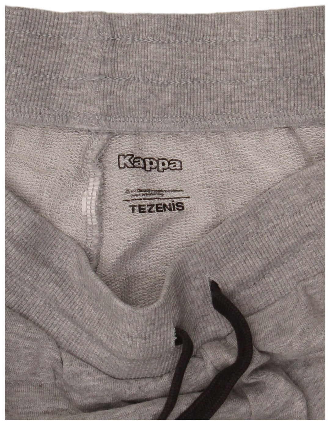 Calça de treino masculina KAPPA Tezenis Joggers cinza médio colorblock