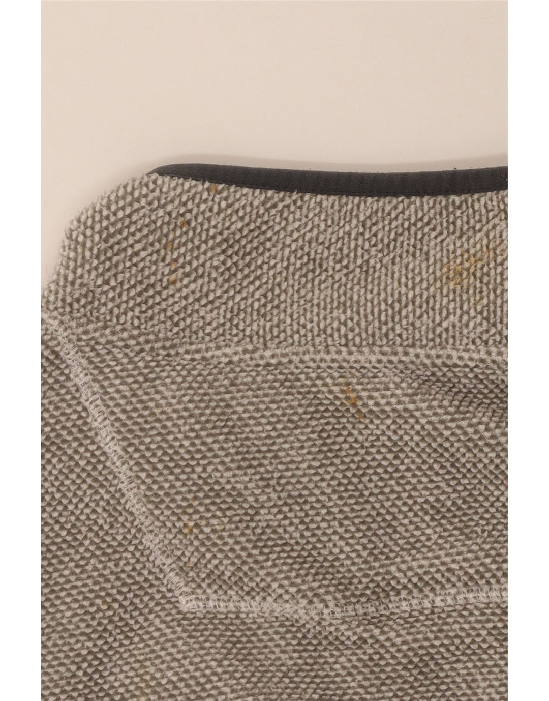 WEIRD FISH Masculino com zíper e gola em lã XL poliéster cinza