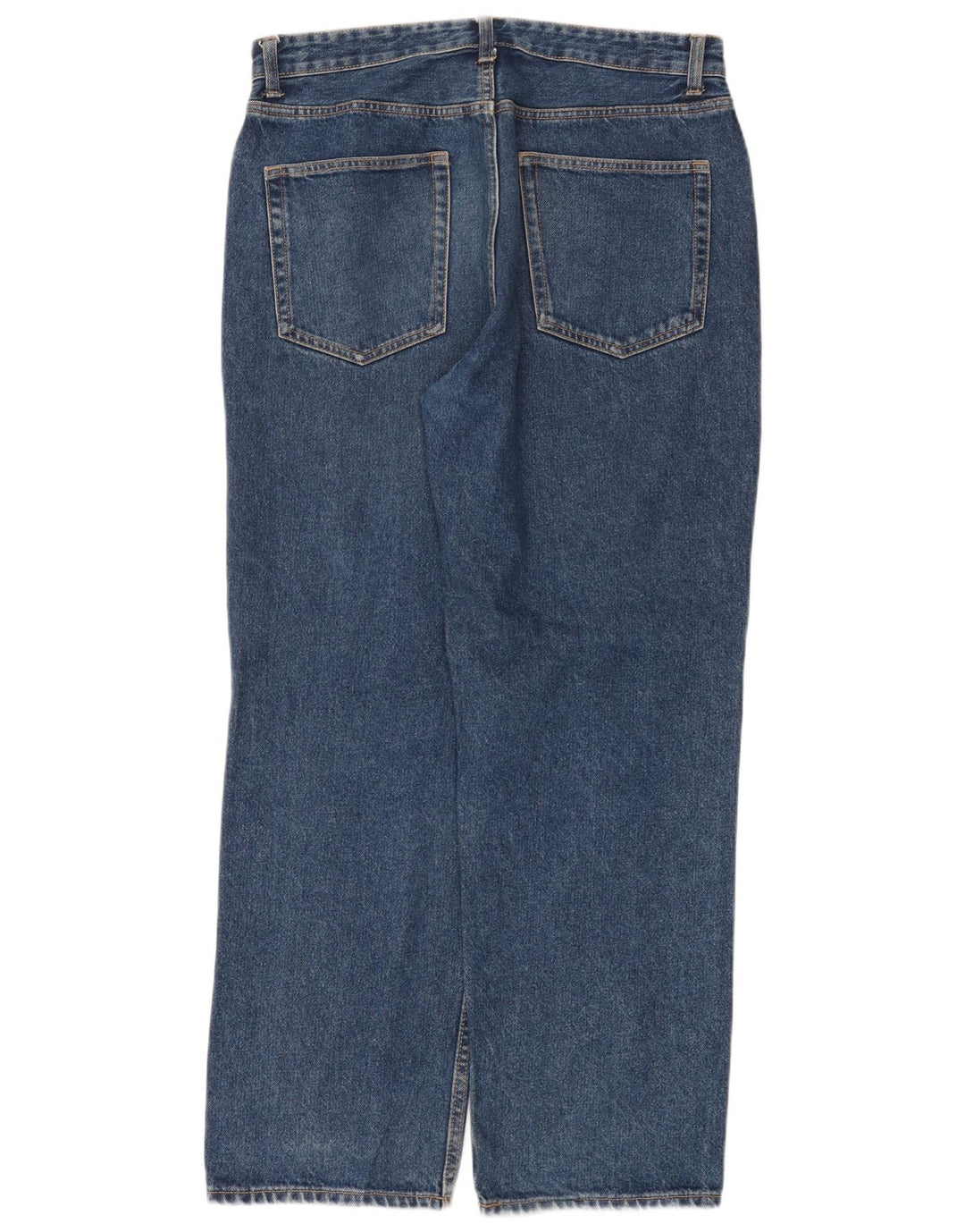 Zara Mens Straight Jeans EU 42 Grande W32 L30 Azul