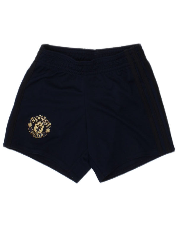 Shorts esportivos ADIDAS para meninos Manchester United 12-18 meses azul marinho