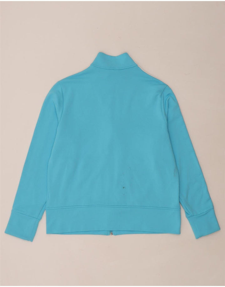 Adidas Womens Tracksuit Top Jacket UK 22 XL Azul Poliéster