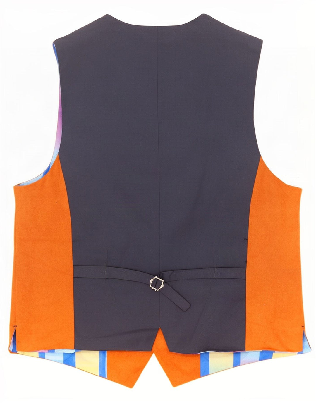 Colete masculino Cavani pequeno poliéster colorblock marrom