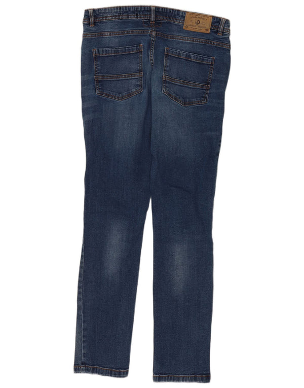Dack's Mens Slim Jeans IT 48 Médio W32 L30 Azul Algodão