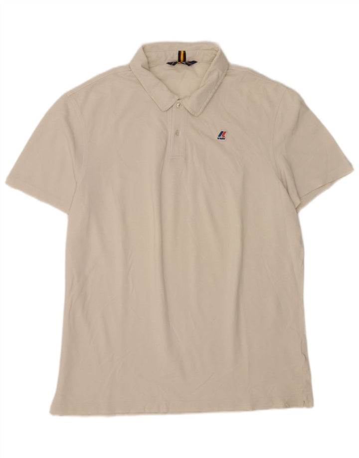 Camisa polo masculina K-Way XL branca