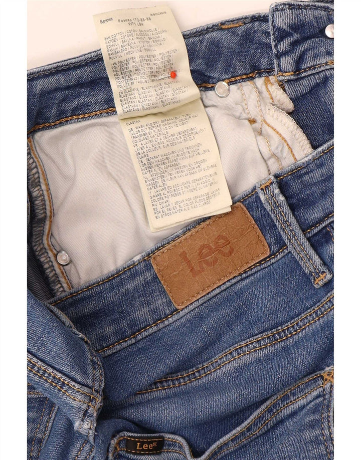 Lee Womens Breese Bootcut Jeans W28 L29 Azul Algodão