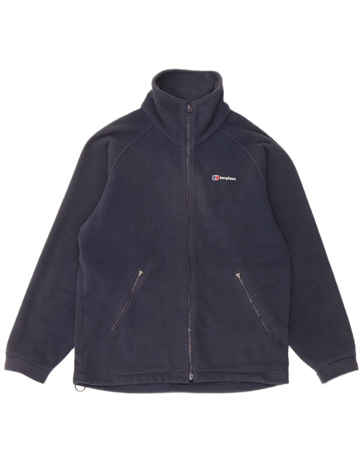Jaqueta de lã masculina Berghaus UK 38 poliéster azul marinho médio