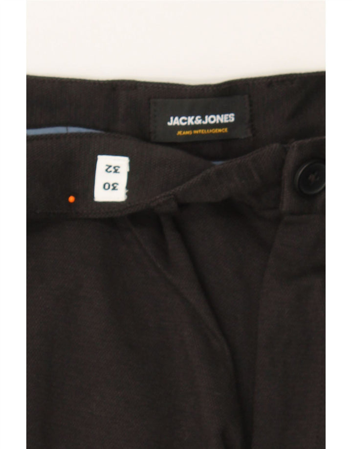 JACK & JONES Womens Slim Chino Trousers W30 L32 Black Cotton Vintage Jack & Jones and Second-Hand Jack & Jones from Messina Hembry 