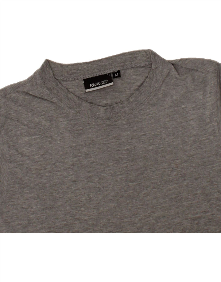 REEBOK Womens T-Shirt Top UK 14 Medium Grey Vintage Reebok and Second-Hand Reebok from Messina Hembry 