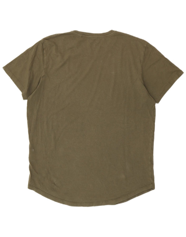 Camiseta masculina Jack & Jones Top XL algodão cáqui