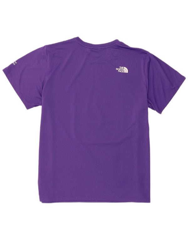 Camiseta gráfica feminina The North Face UK 20 2XL poliéster roxo