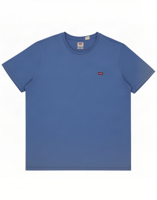 Camiseta masculina padrão Levi's Top grande algodão azul