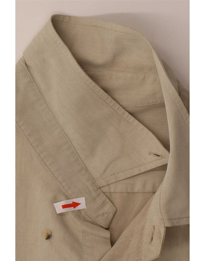 Camisa masculina Marlboro Classics 2XL algodão bege