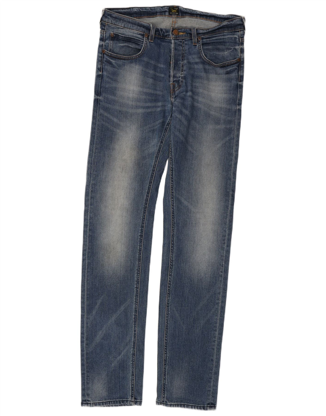 LEE Masculino Daren Slim Jeans W33 L36 Azul Algodão