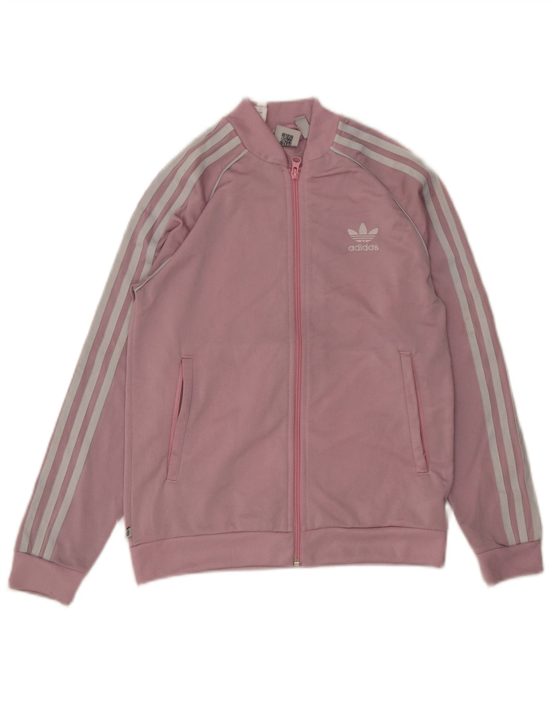 Jaqueta Adidas Meninas Treino Top 11-12 Anos Rosa Poliéster