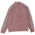 Jaqueta Adidas Meninas Treino Top 11-12 Anos Rosa Poliéster