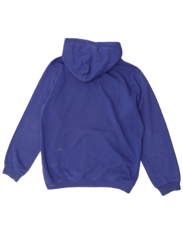 Jumper com capuz gráfico Champion Boys 13-14 anos XL azul algodão