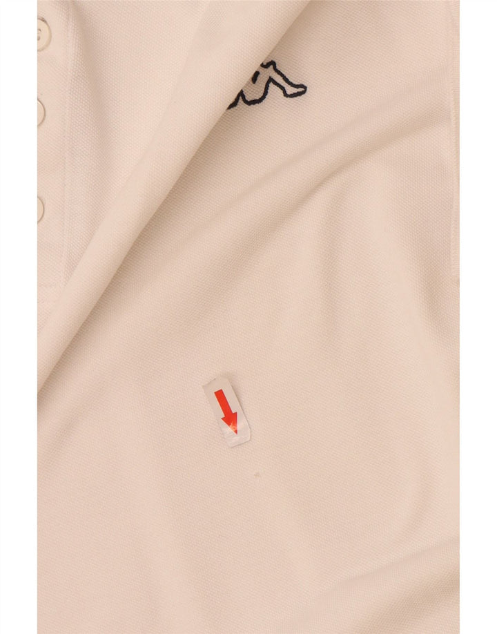 Camisa polo masculina Kappa 4XL algodão branco
