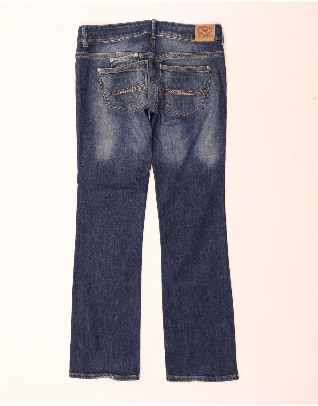 Jeans Tommy Hilfiger feminino Ruby Straight W31 L32 azul algodão
