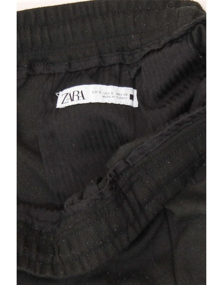 Calça casual masculina Zara pequena W30 L27 preta
