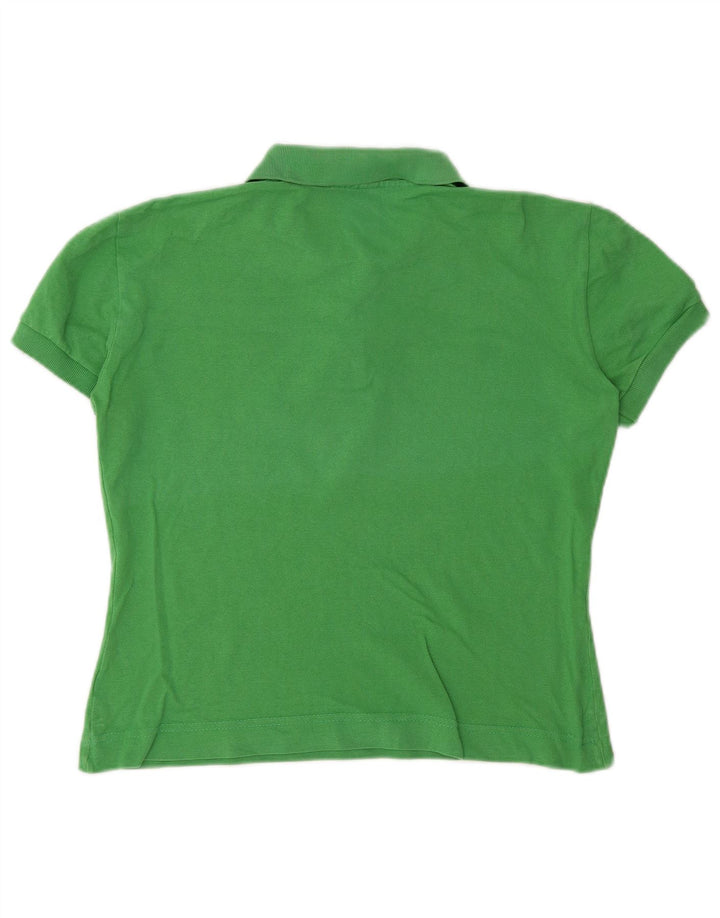 Camisa polo feminina Lacoste tamanho 42 grande algodão verde