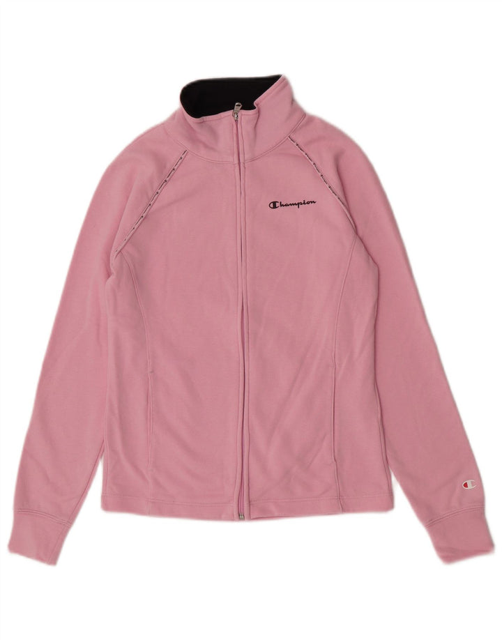 Jaqueta feminina Champion UK 10 algodão rosa pequeno