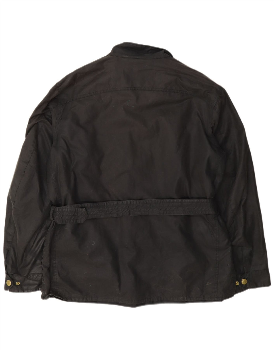 Jaqueta masculina de algodão encerado Barbour UK 42 XL preta