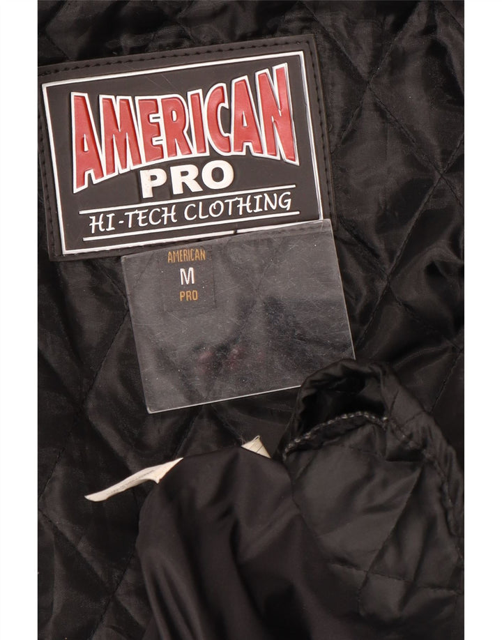 Jaqueta utilitária masculina American Eagle UK 38 acetato preto médio