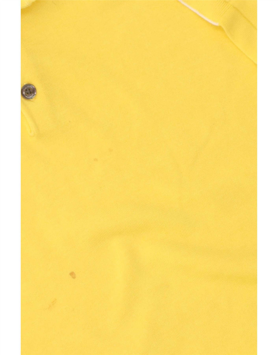 Camisa polo masculina Massimo Dutti XL algodão amarelo
