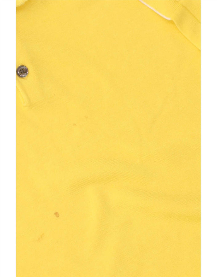 Camisa polo masculina Massimo Dutti XL algodão amarelo