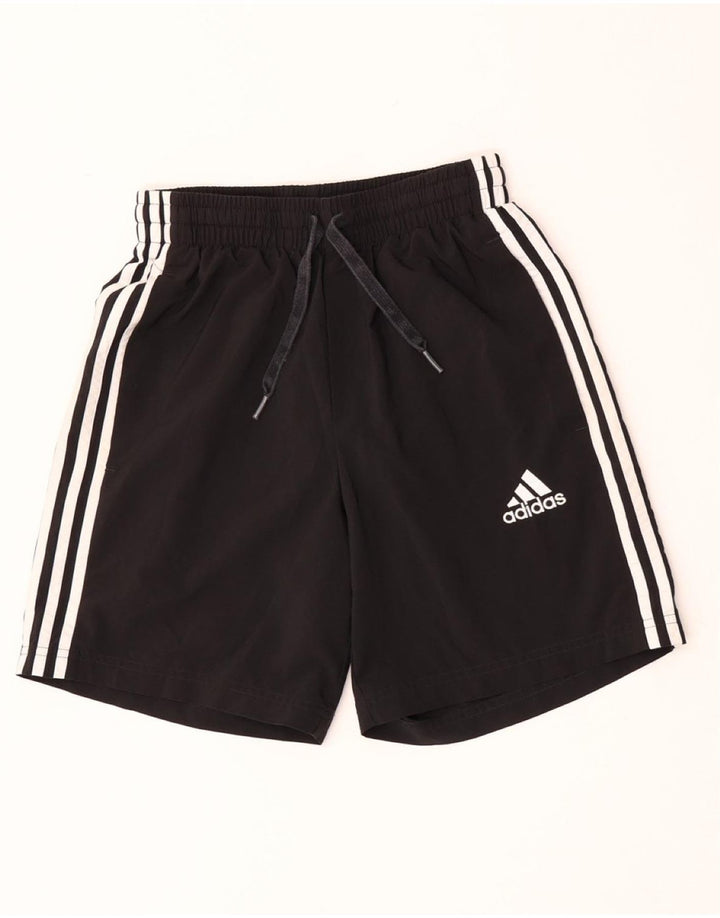 Shorts esportivos masculinos Adidas XS poliéster preto
