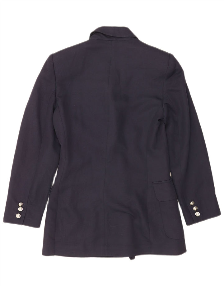 Jaqueta Les Copains Feminina Blue Eagle Blazer IT 40 Pequeno Azul Marinho
