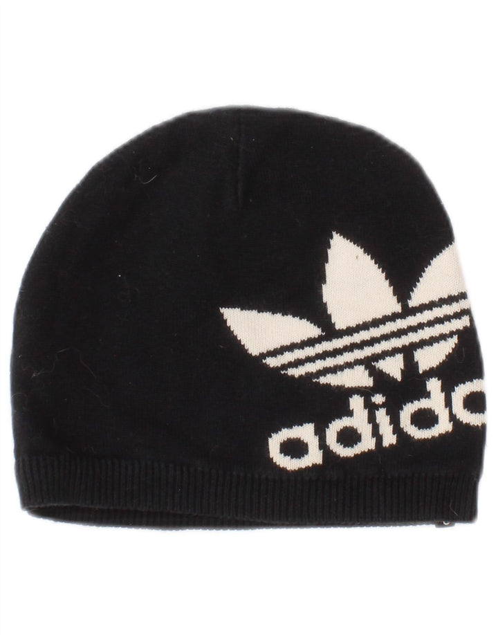 Gorro feminino Adidas com estampa gráfica tamanho único algodão preto