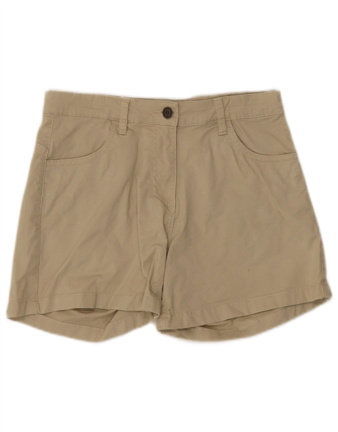 Shorts femininos casuais da Dack IT 42 médio W28 algodão verde