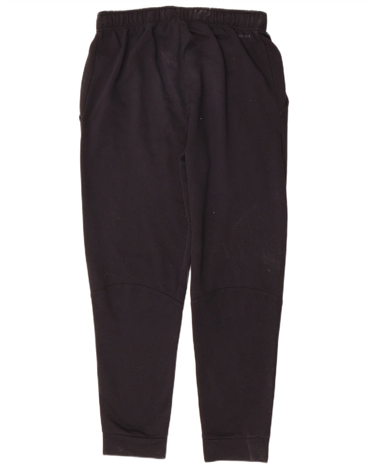 Nike Mens Dri Fit Calças de treino Joggers Médio Preto Poliéster