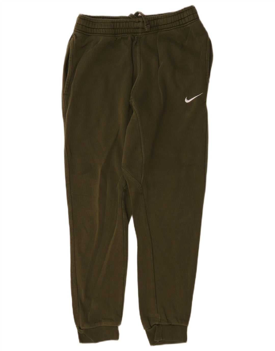 Calça de treino masculina Nike joggers pequeno algodão cáqui